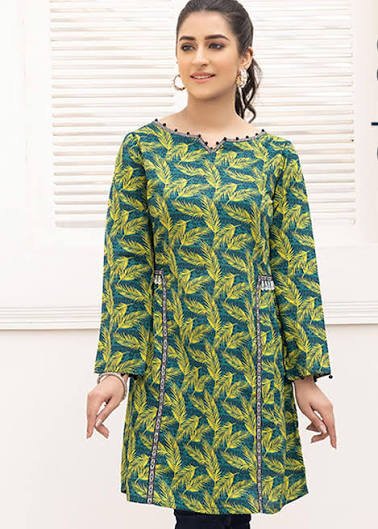WardrobePak Stitched Printed Lawn Kurti